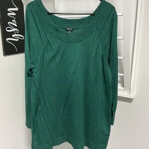 Torrid Emerald Long Sleeve Top